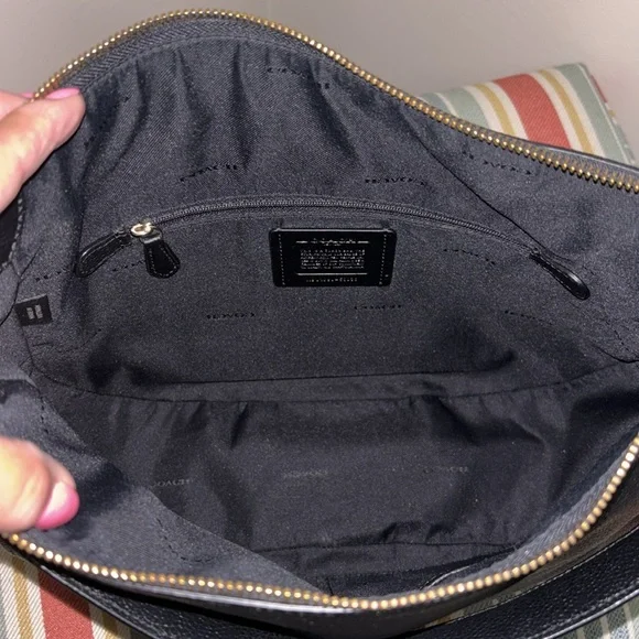 Coach Nomad Hobo Leather Shoulder Bag - Picture 9 of 11